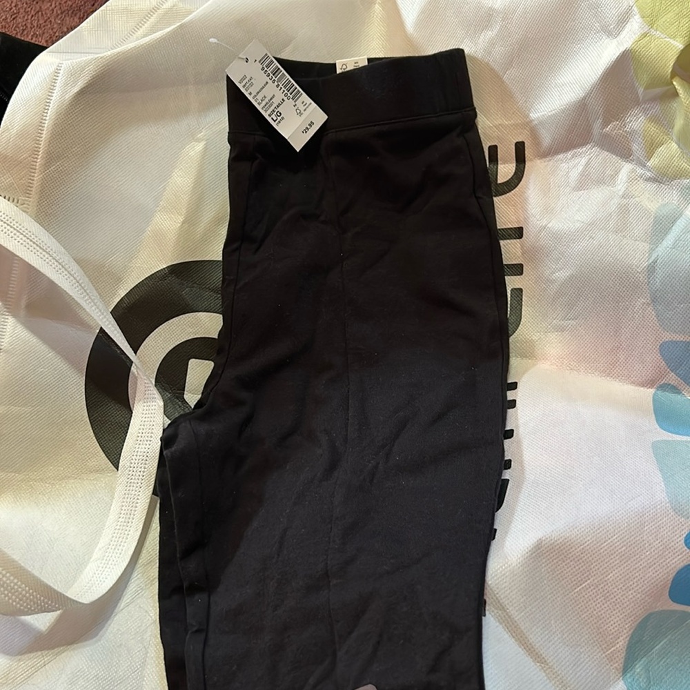 A girls flared split jegging